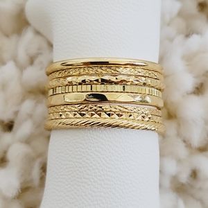 Minimalist Gold Stackable Rings